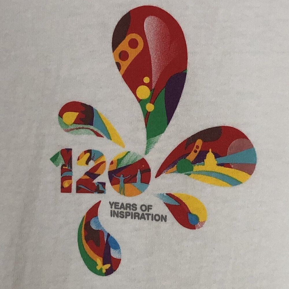 Rare Coca Cola 120 Years‎ of Inspiration Celebra 5 de Mayo T Shirt Size Large